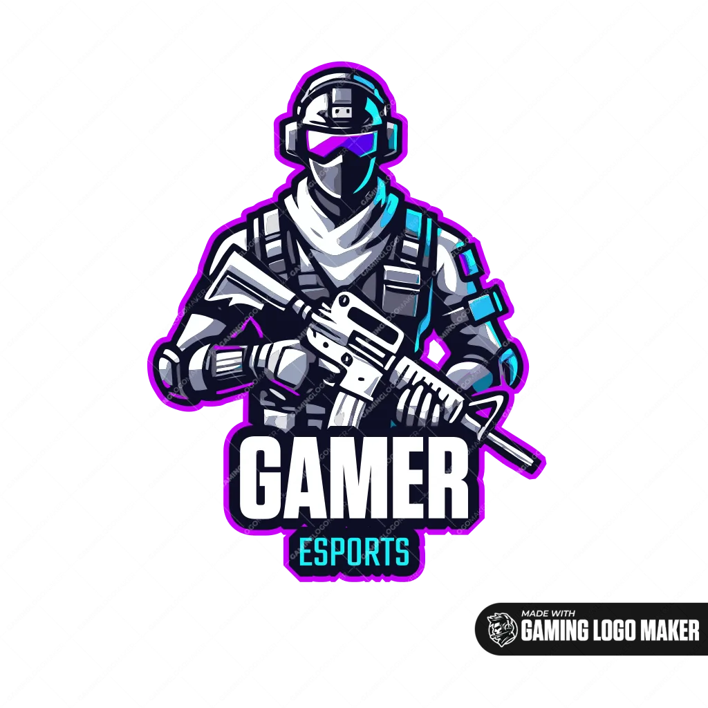 Fortnite inspired Avatar 26 Gaming Logo