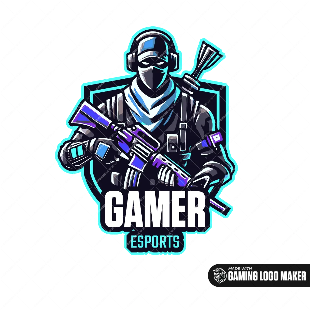 Fortnite inspired Avatar 32 Gaming Logo